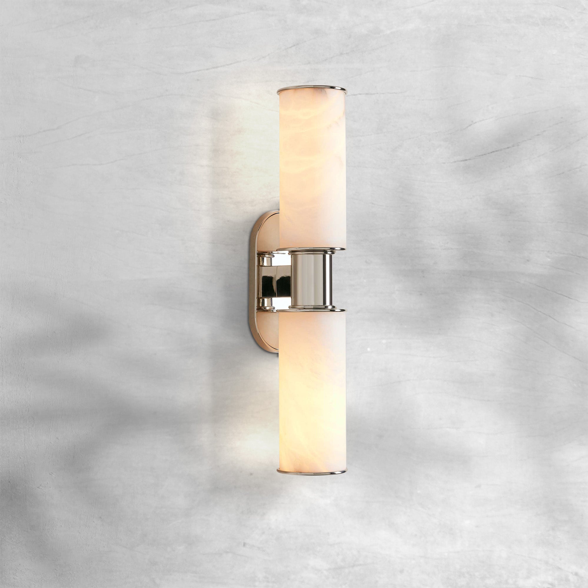Harlin Alabaster 2-Light Wall Sconce