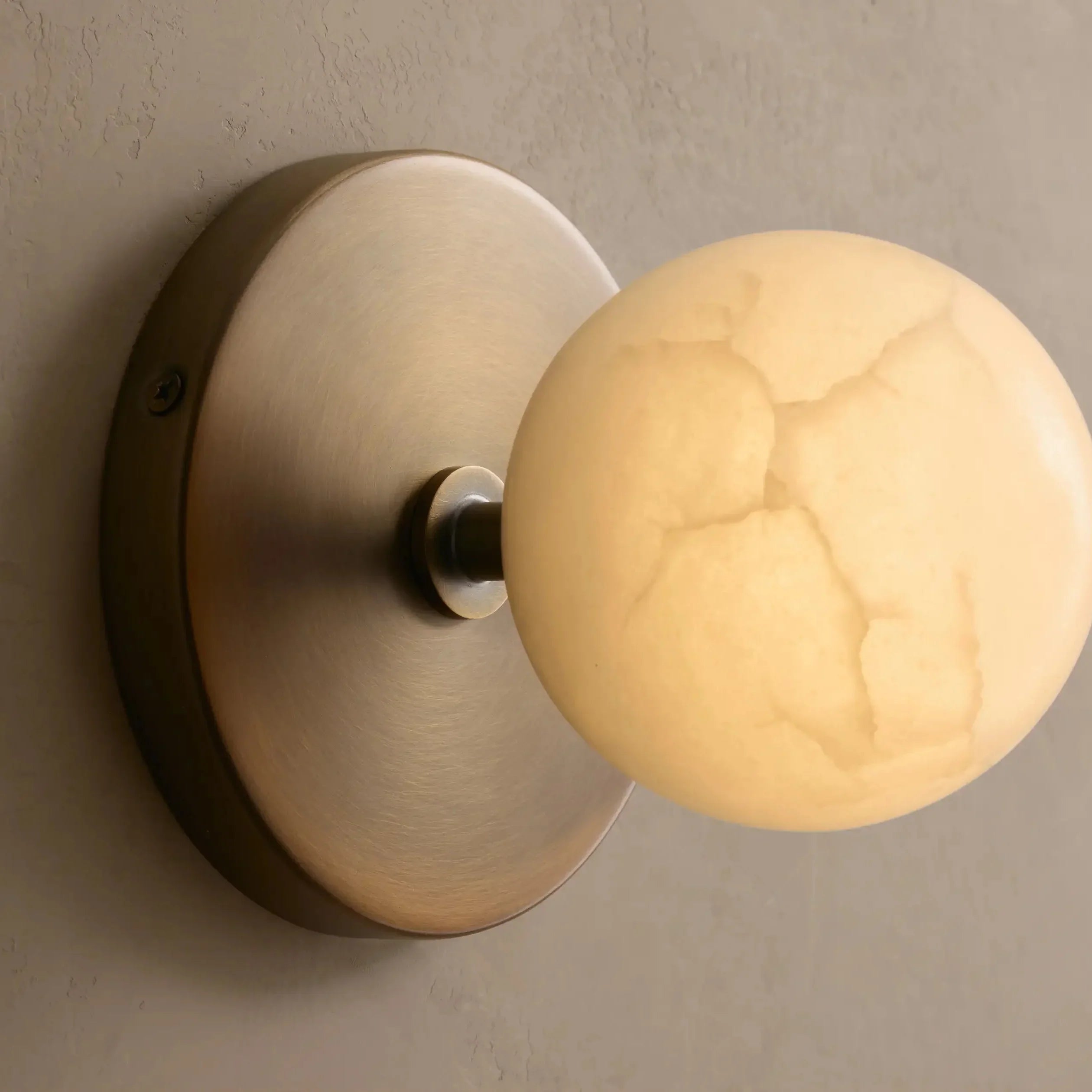 Girouette  Alabaster Sconce