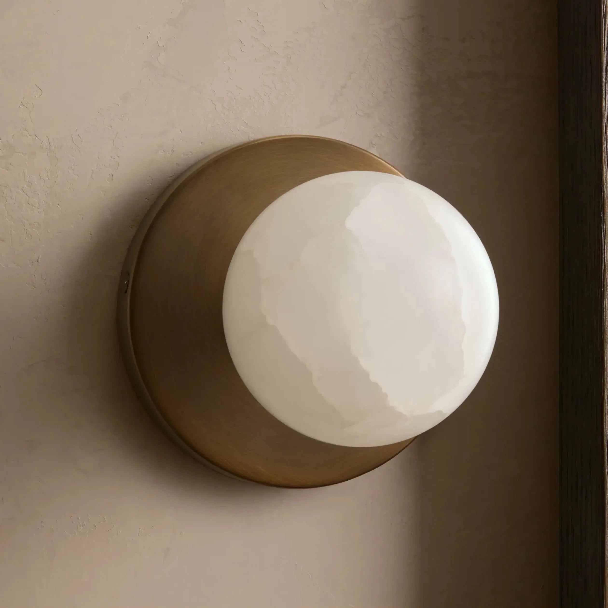 Girouette  Alabaster Sconce