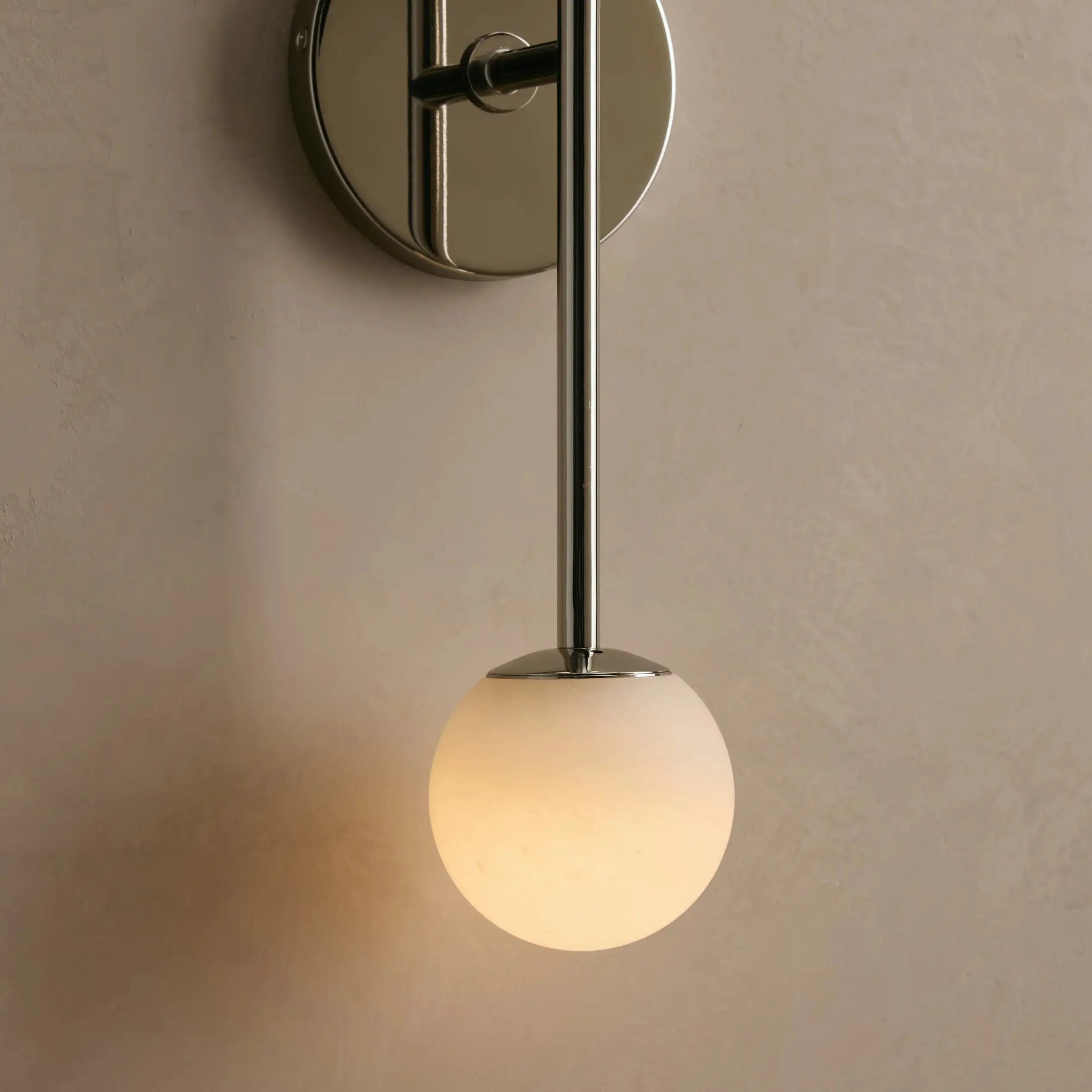 Girouette Double  Alabaster Sconce