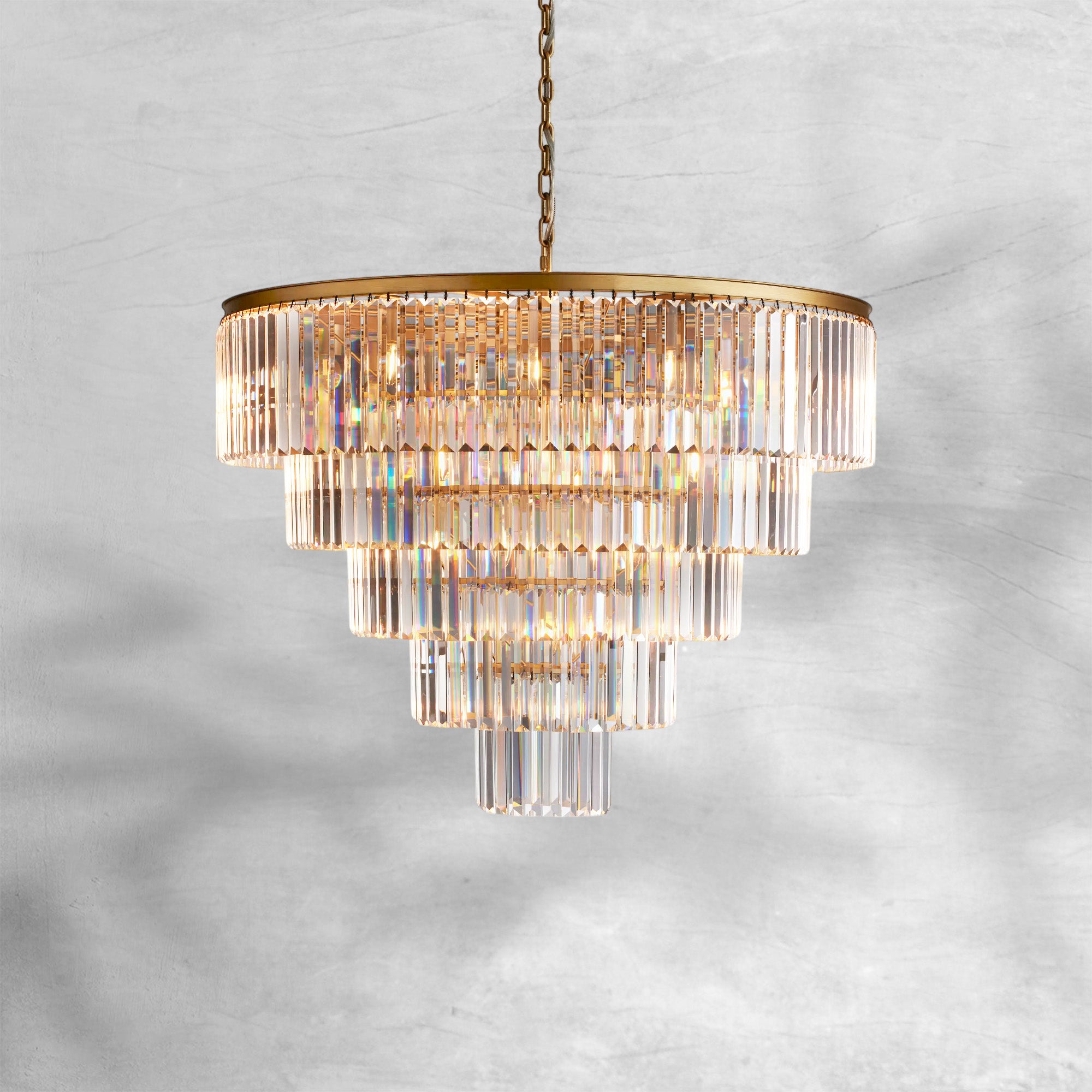 Leyland Tiered Round Chandelier