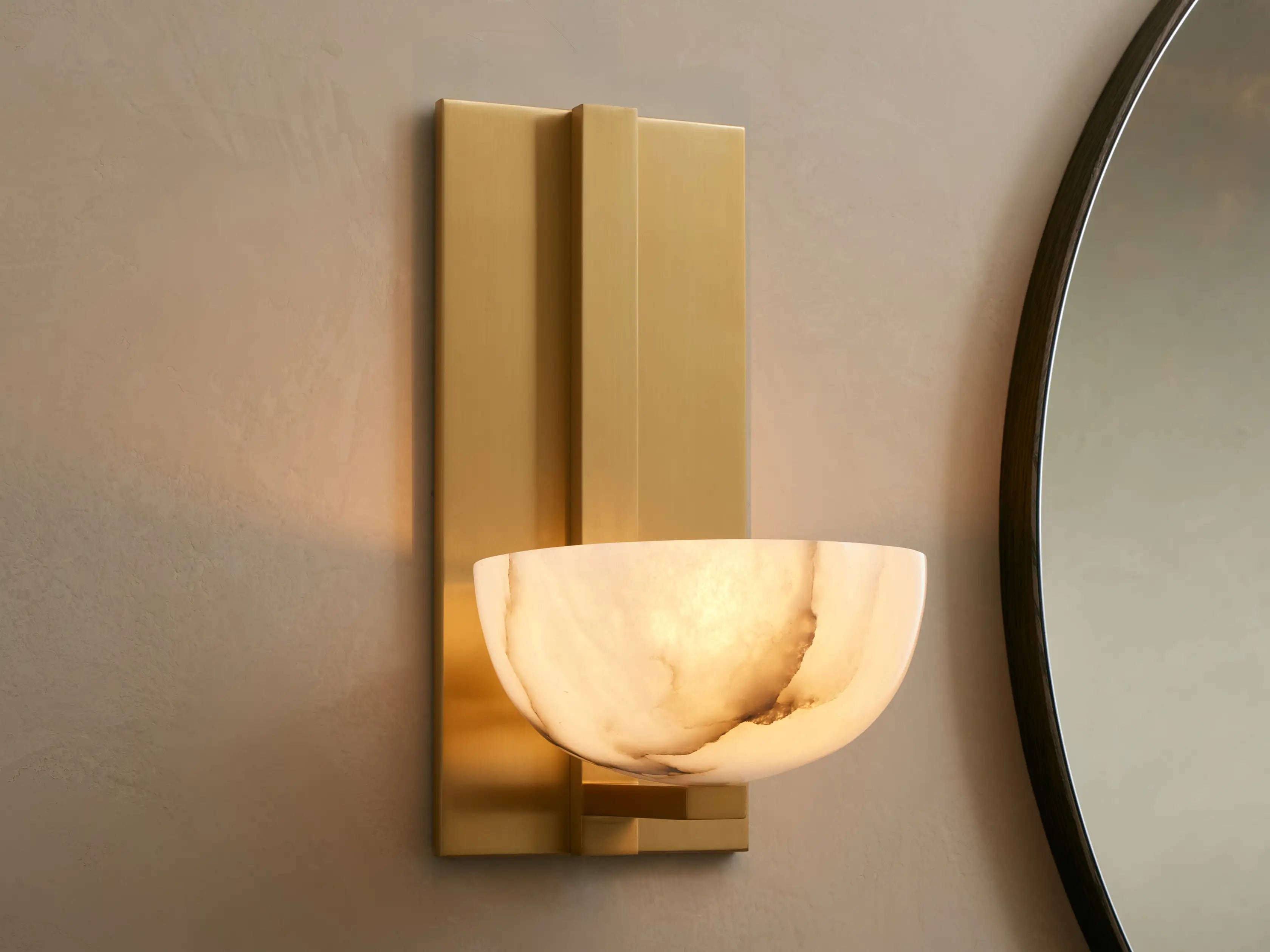 Belmira Alabaster Sconce
