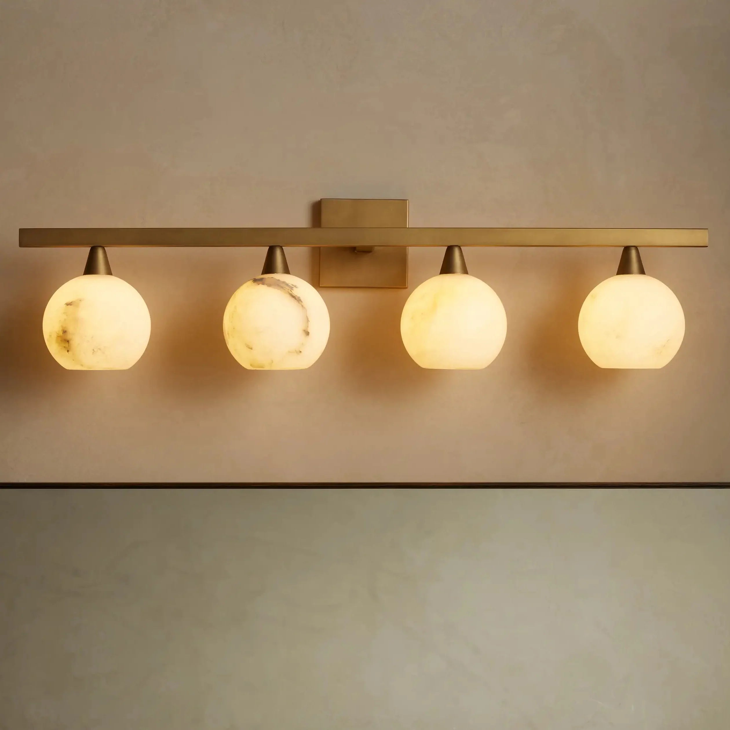 Arica Alabaster Sconce 4 Light