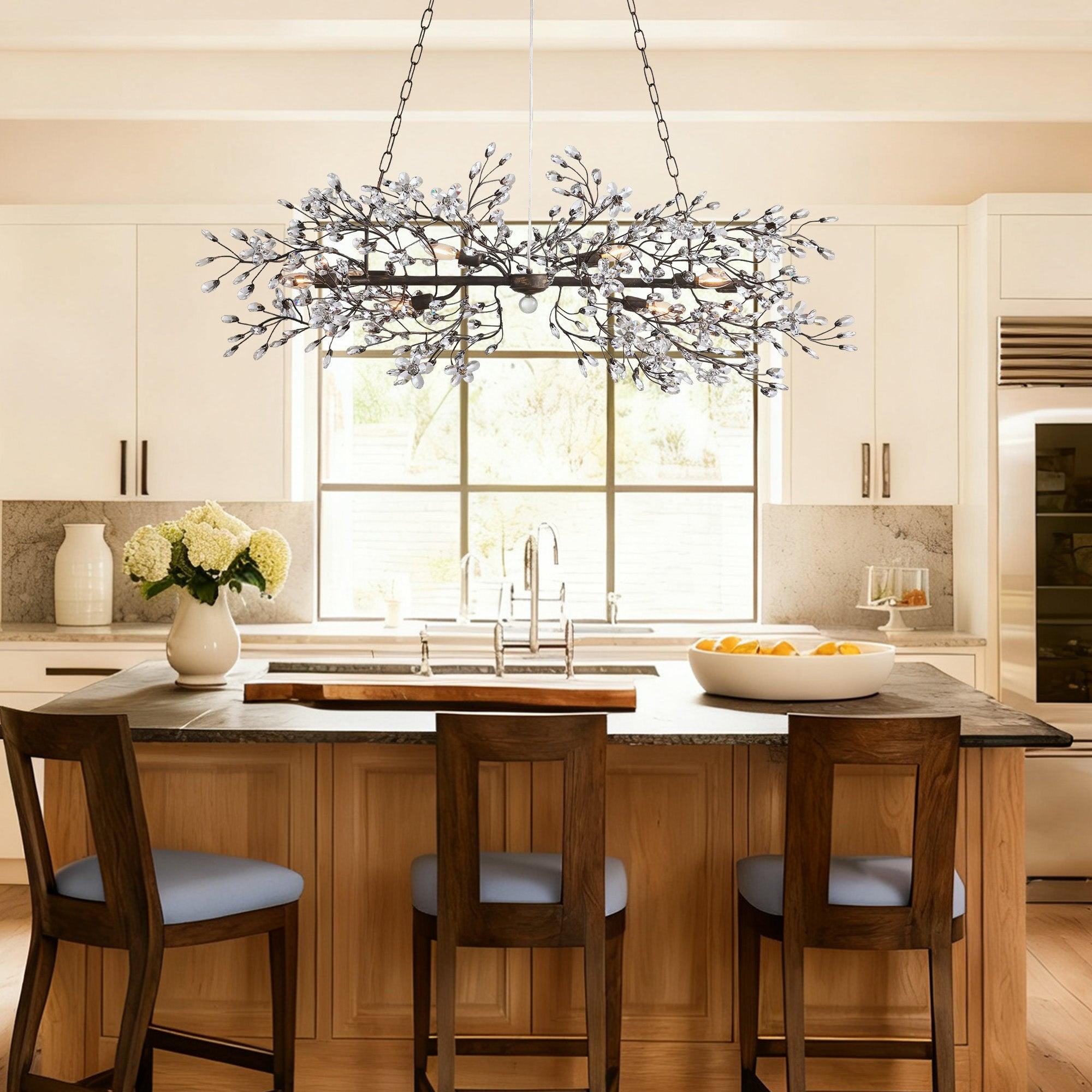 Fiore Linear Chandelier 43"51"68"