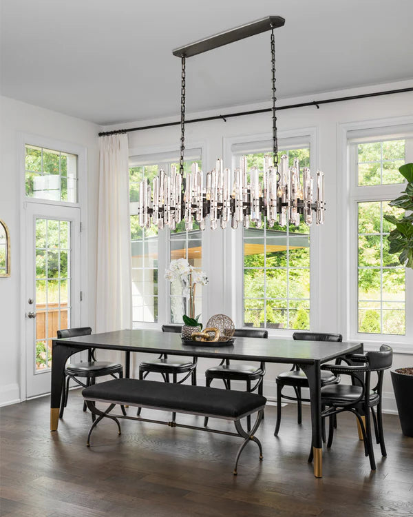 Bonington Rectangular chandelier  54” 72"