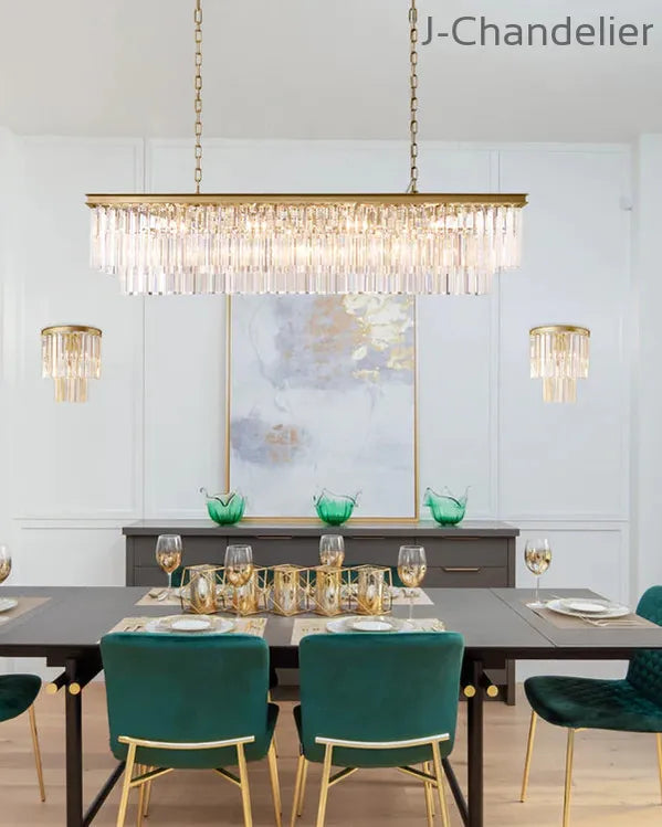 1920s Odaon Art Deco Rectangular Chandelier 40"