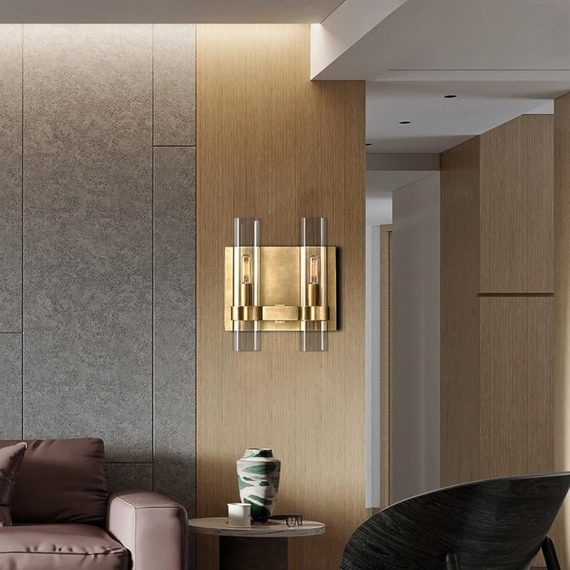 Lavelle Glass Double Wall Sconce