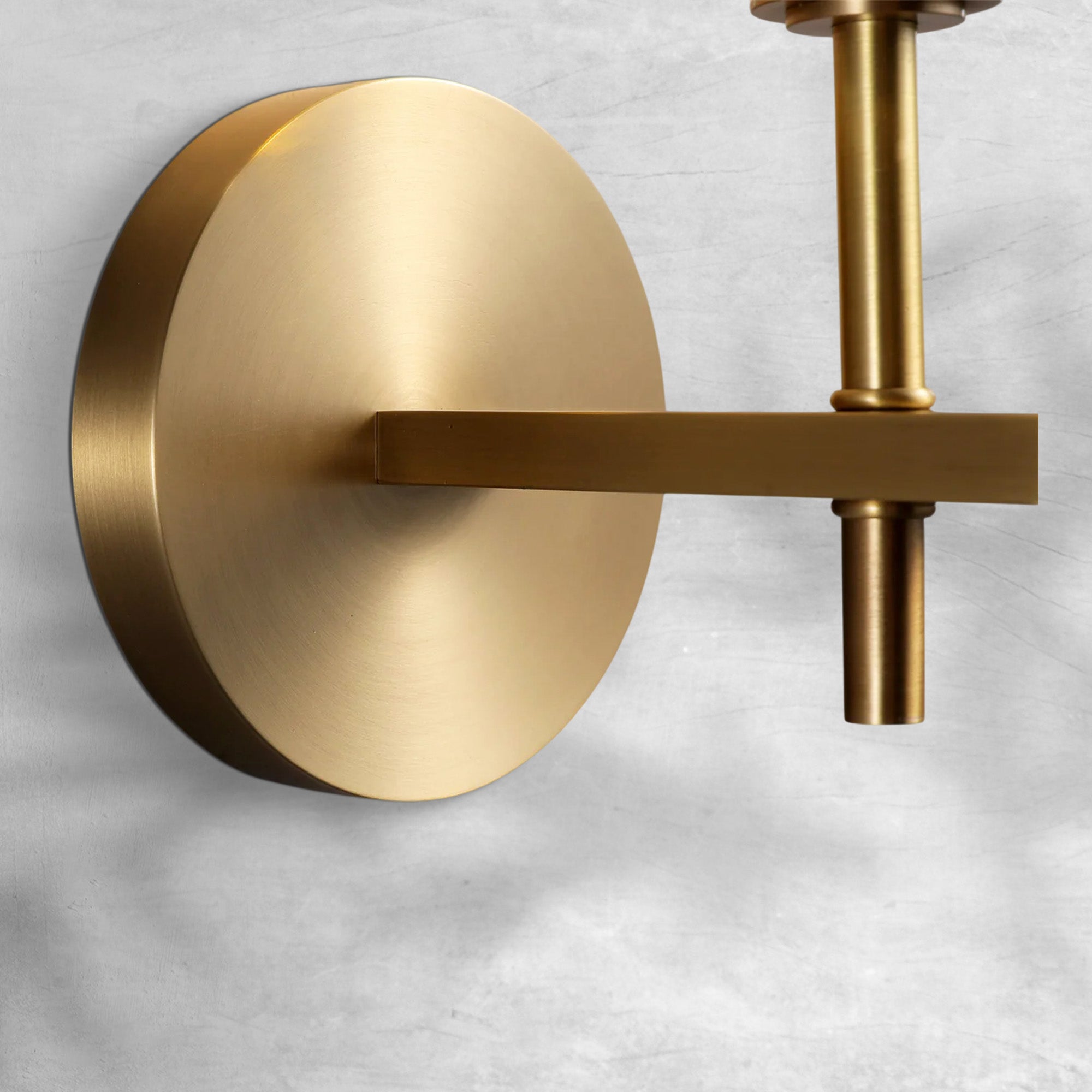 Bille De Crystal Glass Short Wall Sconce