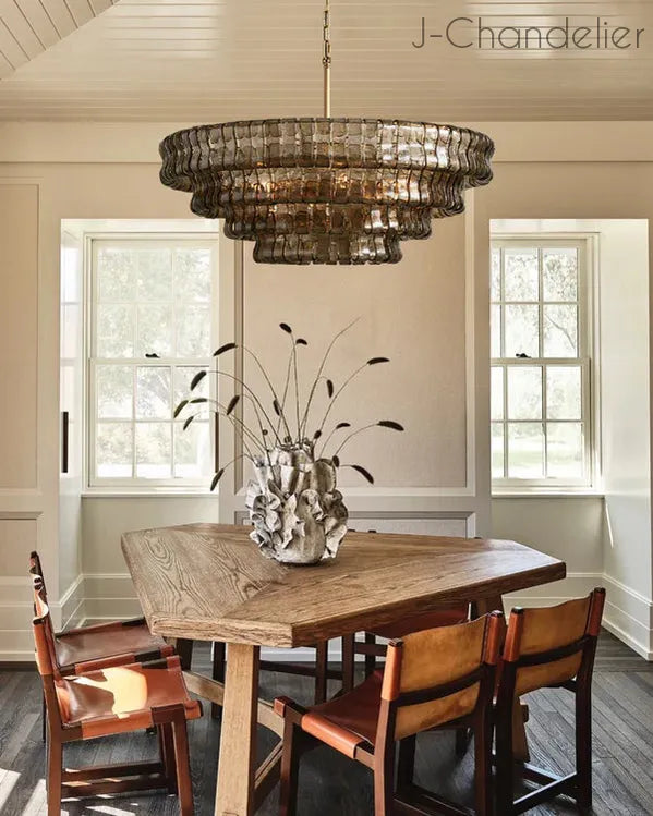 Ghiaccio Round Chandelier 24"36"48"60"