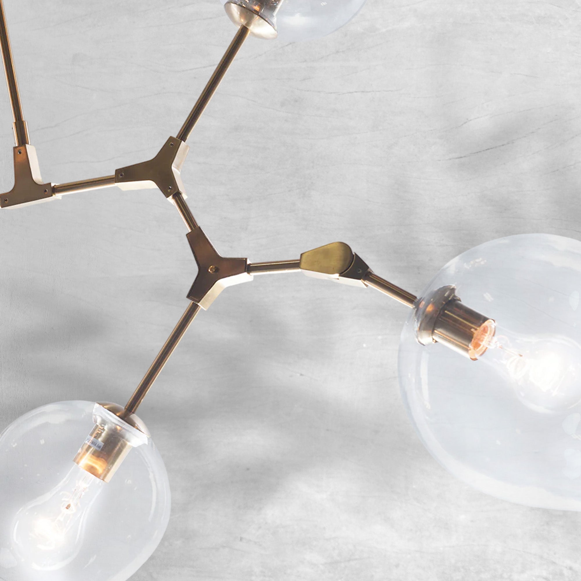 Covington Drop  Globe Branching Bubble Chandelier 30''