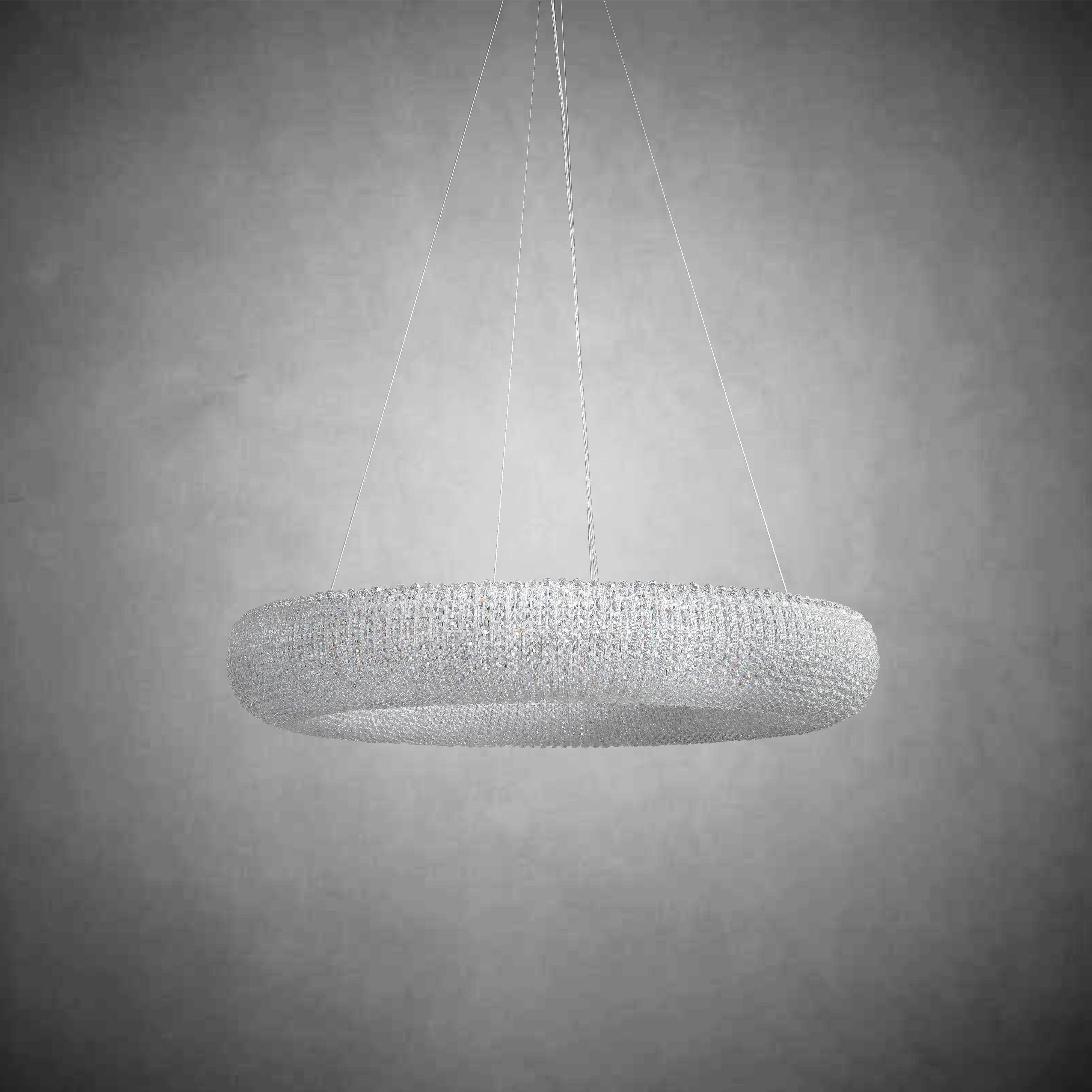 Halos Crystal Round LED Chandelier 32"41"59"72"