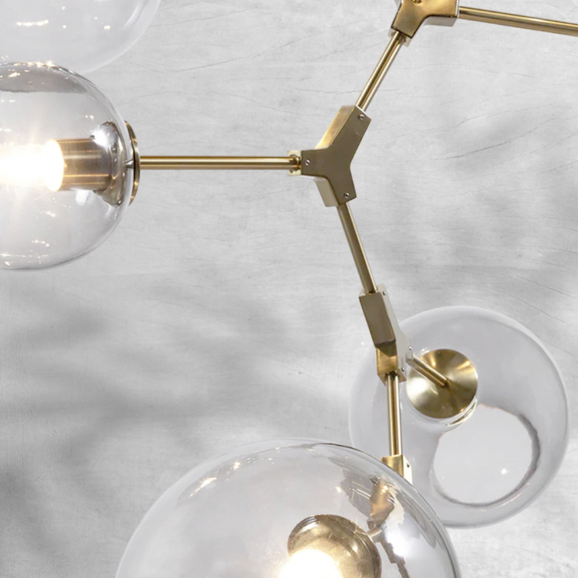 Covington Drop  Globe Branching Bubble Chandelier 38''