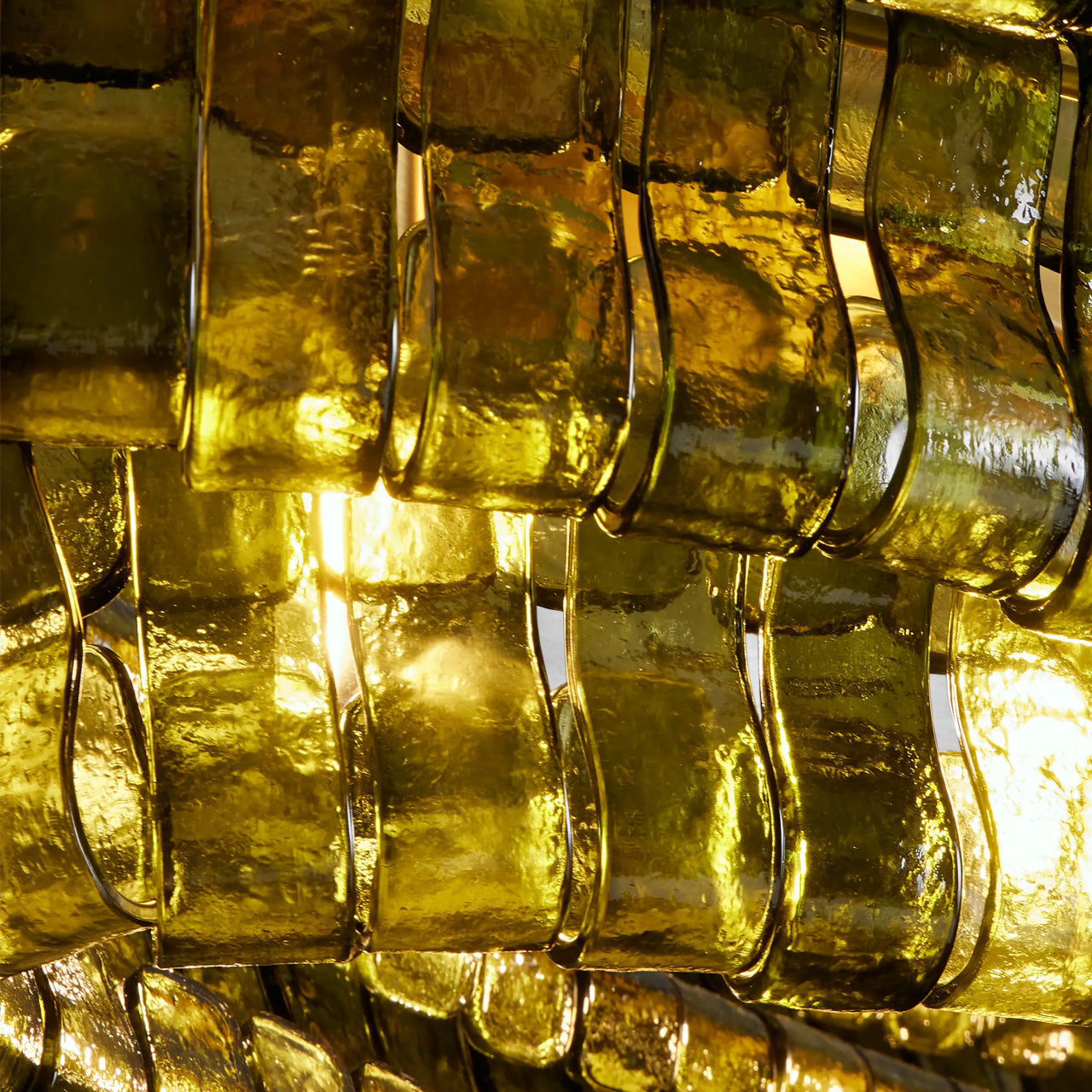 Ghiaccio Oval Chandelier 54"W/65"W