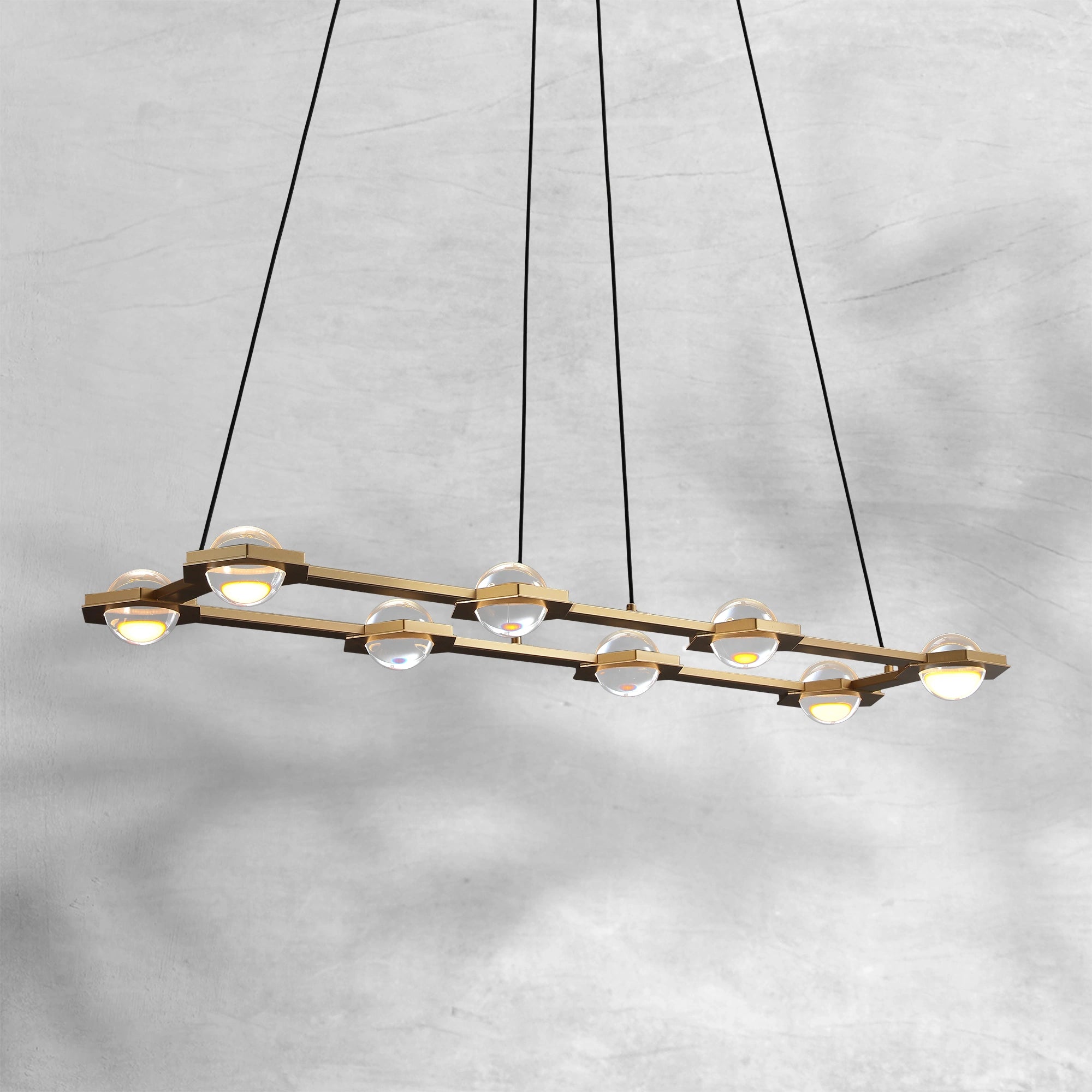 Eclatamt Rectangular Chandelier 54"72"
