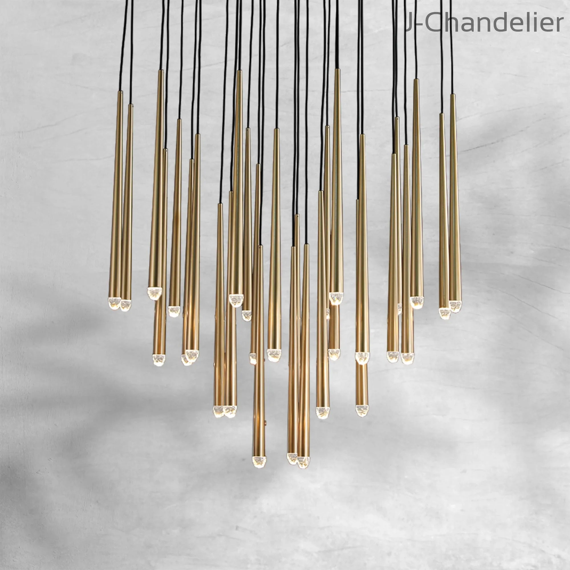 Aquitain Modern Round Chandelier 48"