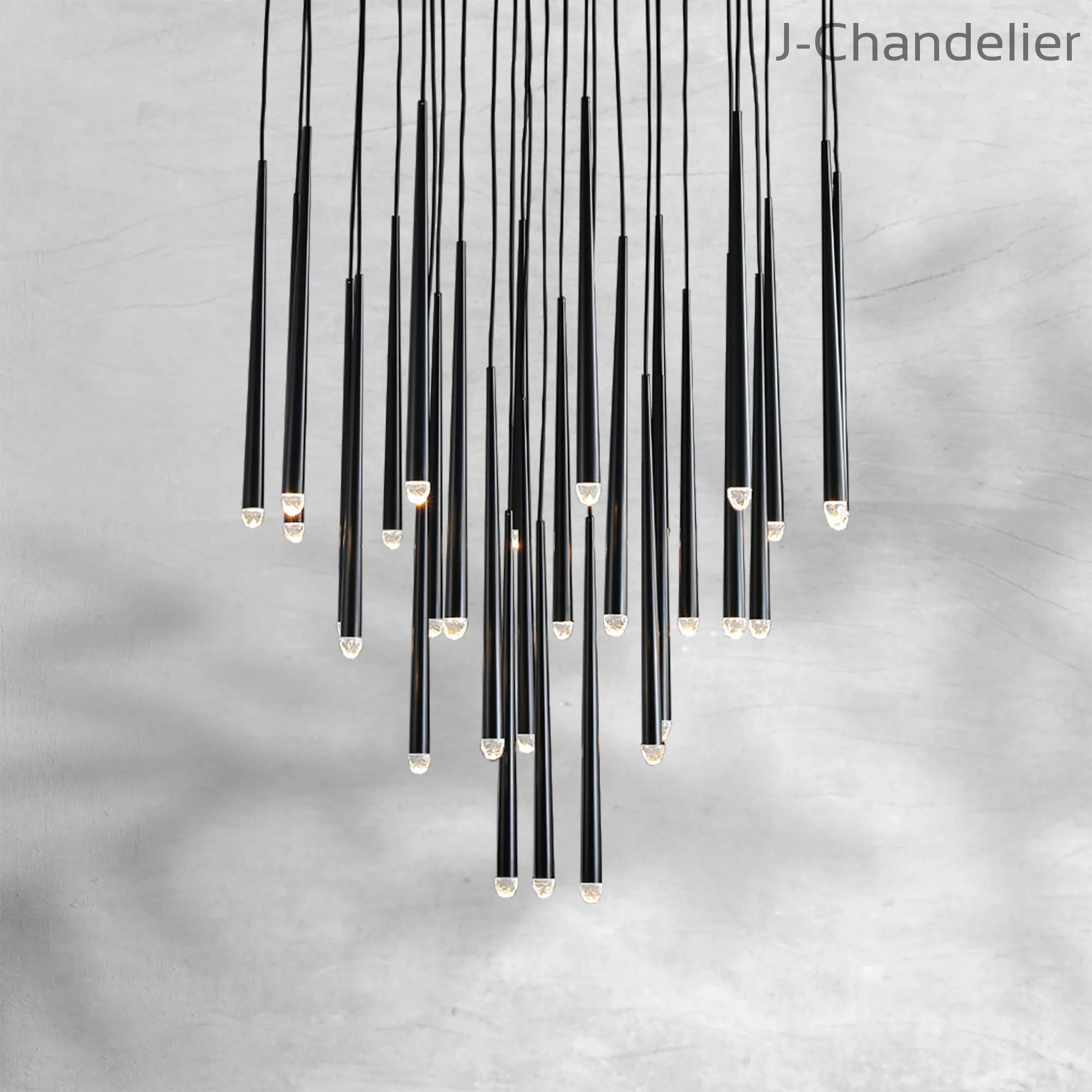 Aquitain Modern Round Chandelier 48"