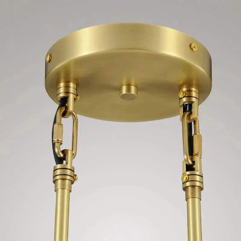 Raindrop 2-Light Cord Round Chandelier