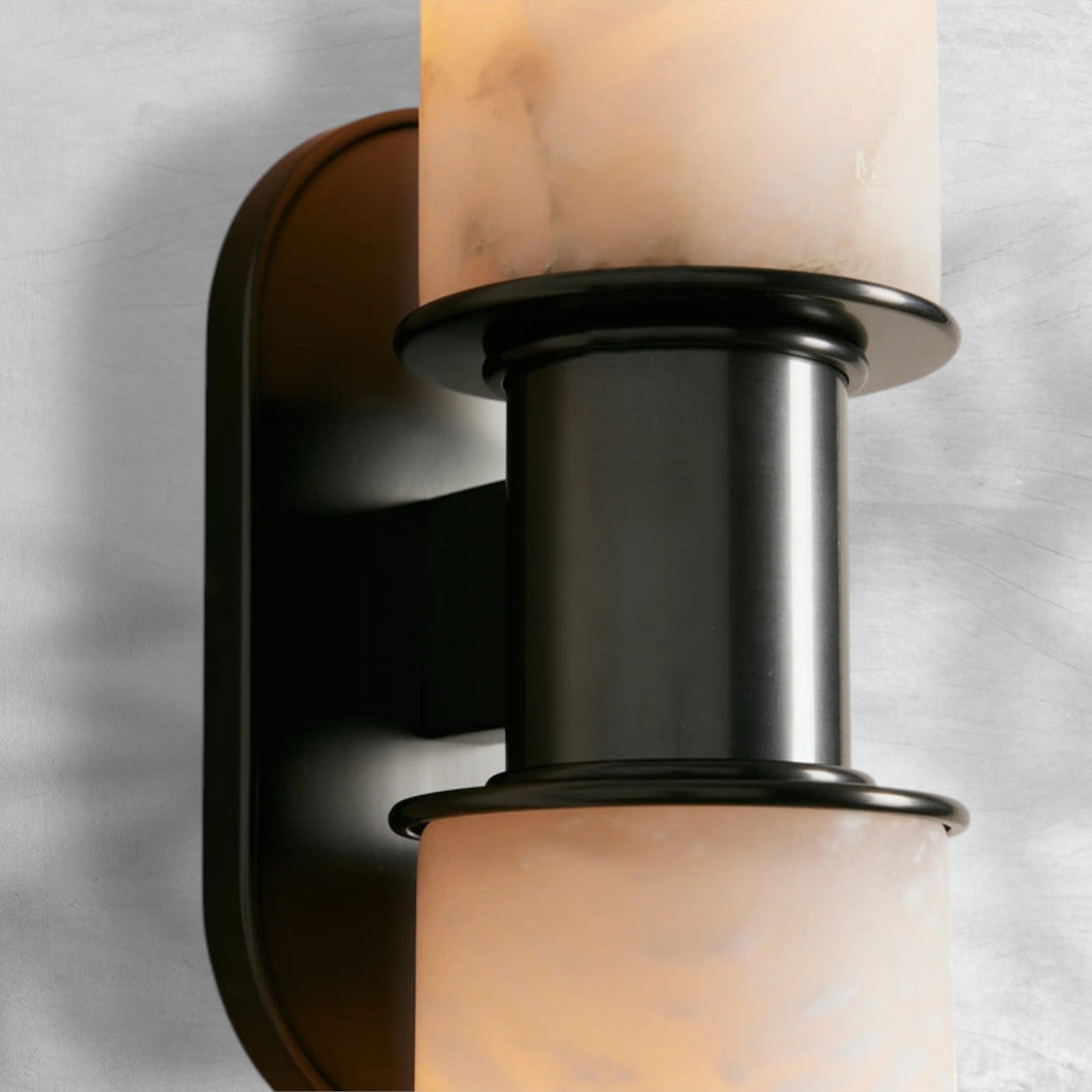 Harlin Alabaster 2-Light Wall Sconce