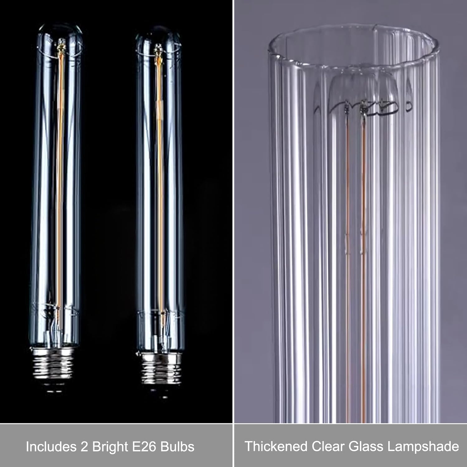 Elegant Black Water Ripple Wall Sconce Set – 2 Pack