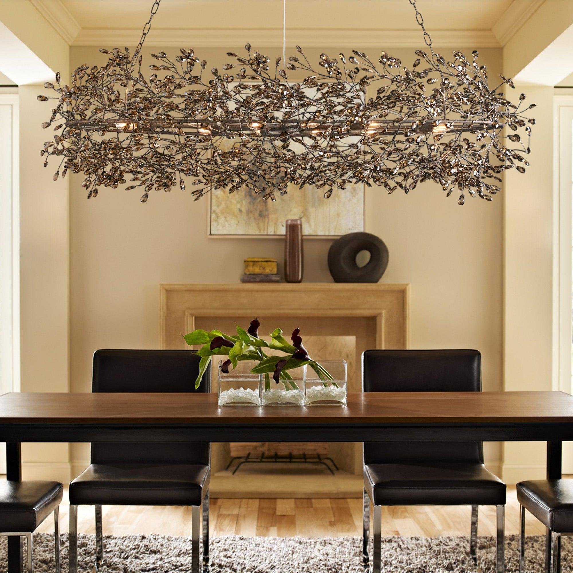 Fiore Oval Chandelier 62''74''