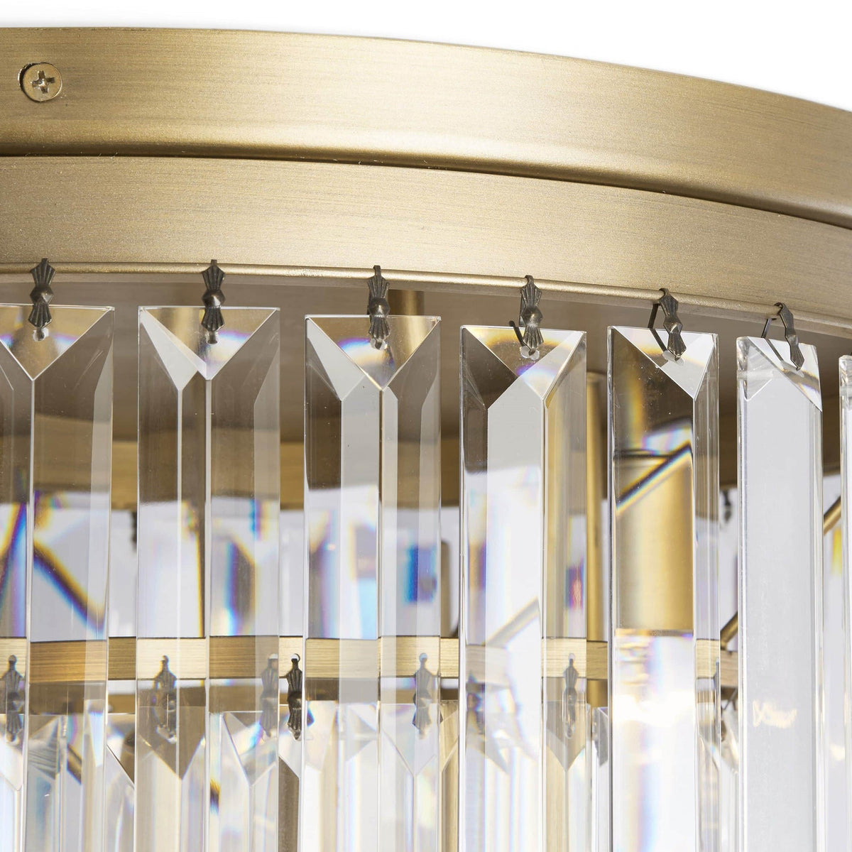 Leyland Crystal Flushmount