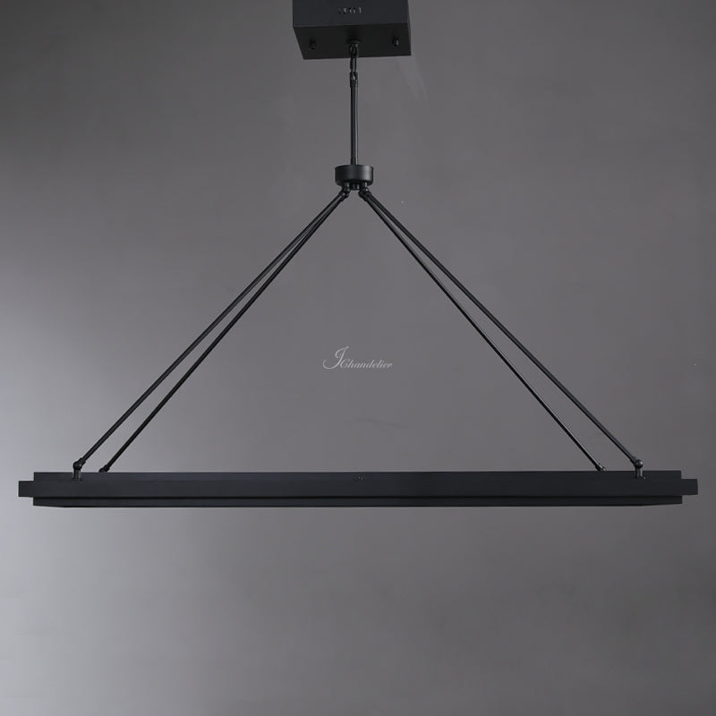 Peral Rectangular Chandelier 48" 62“