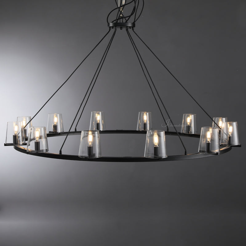 Paricia Glass Round Chandelier 36", 48", 60"