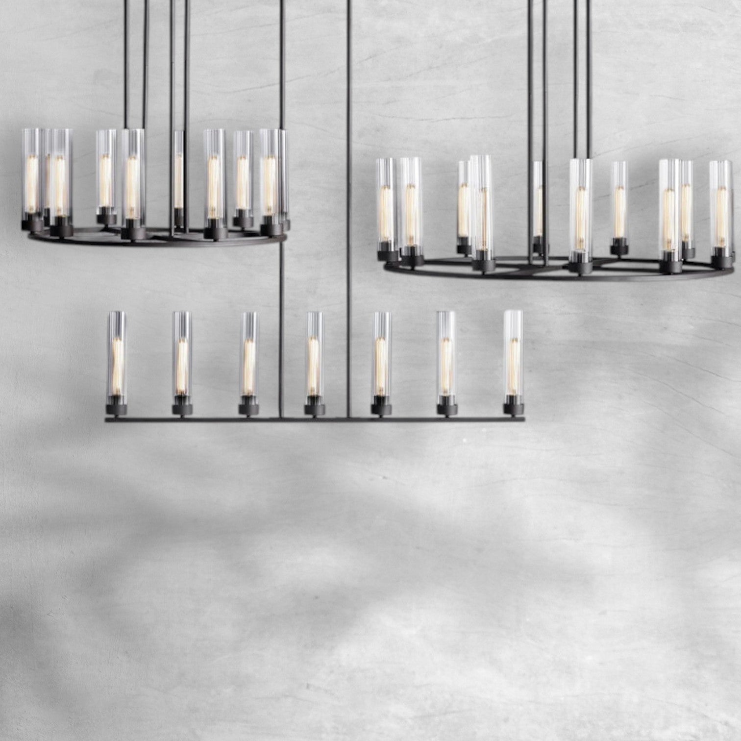 Andreas Linear Chandelier 5/7/8 Light