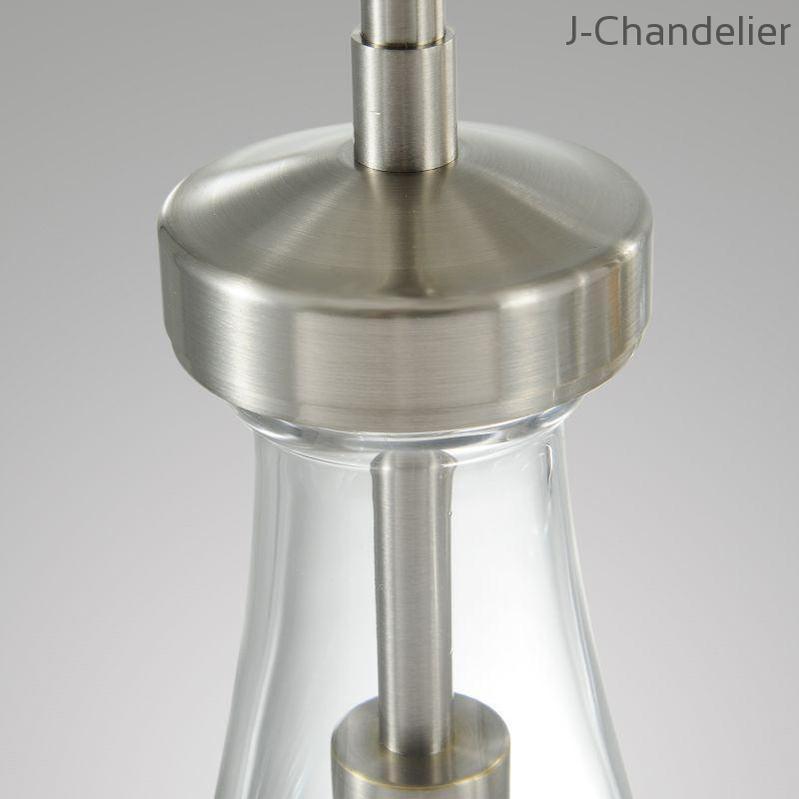 Raindrop 3-Light Rod Round Chandelier