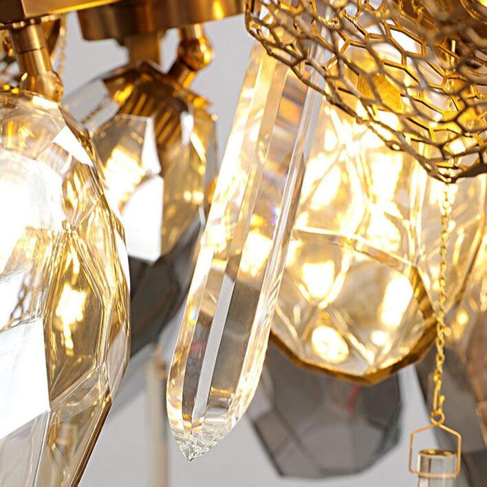 Modern Wine Glass Shape Chandelier Italian Light Luxury Light Fixture for Dining Room/Living Room