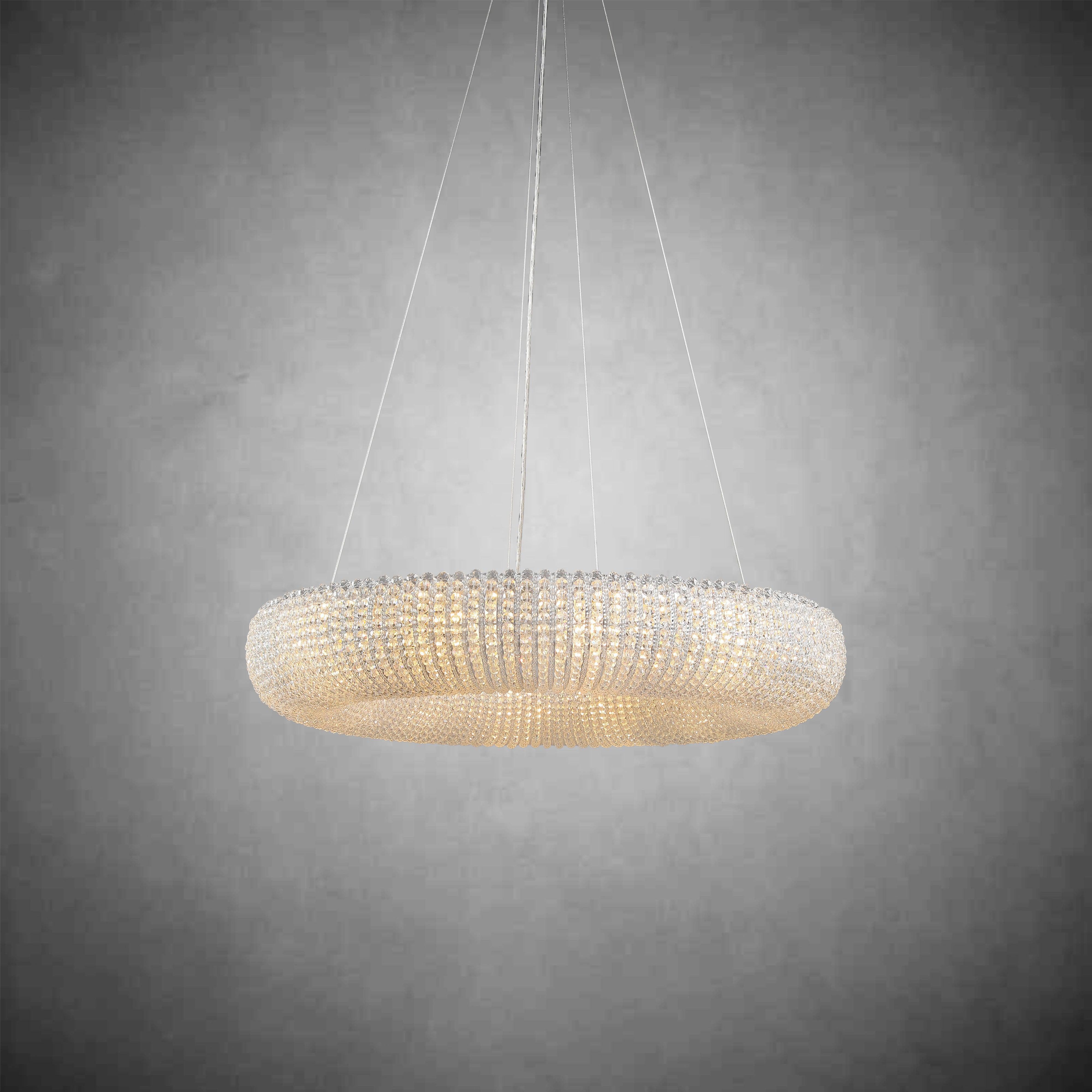 Halos Crystal Round LED Chandelier 32"41"59"72"