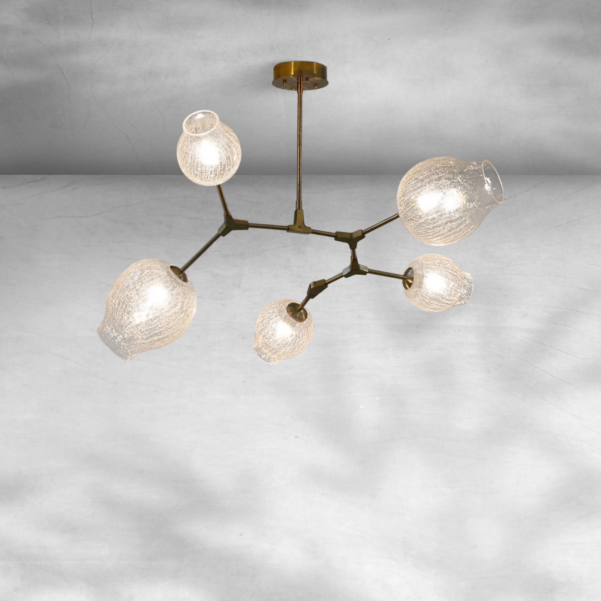 Covington Drop  Globe Branching Bubble Chandelier 30''