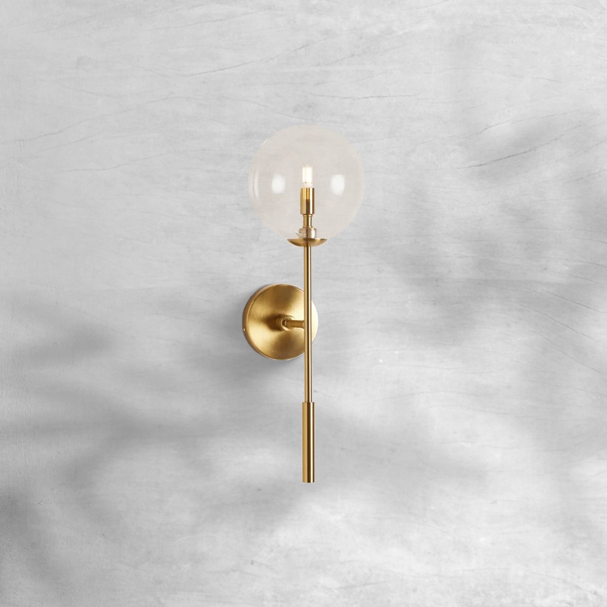 Apollo Glass Ball Wall Sconce