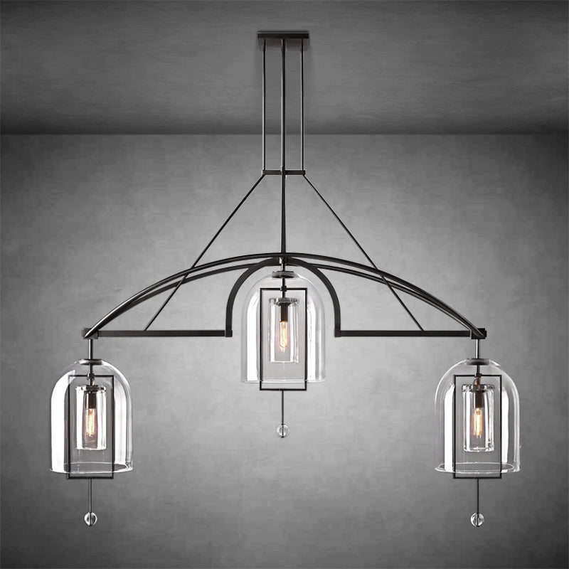 Fable Grand Linear Chandelier 73" 3-Lights