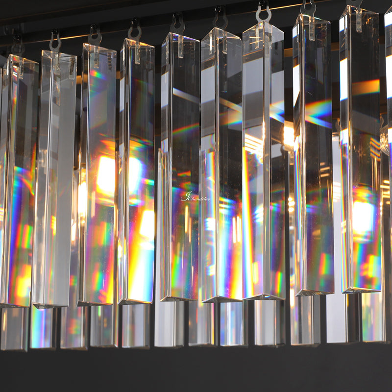 JC French Classicm Series K9 Crystal Round / Linear Chandelier