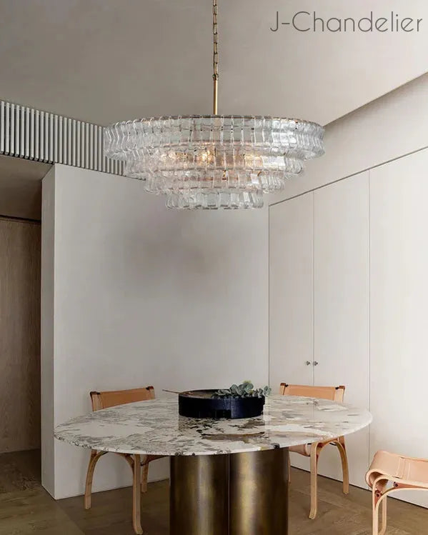 Ghiaccio Round Chandelier 24"36"48"60"