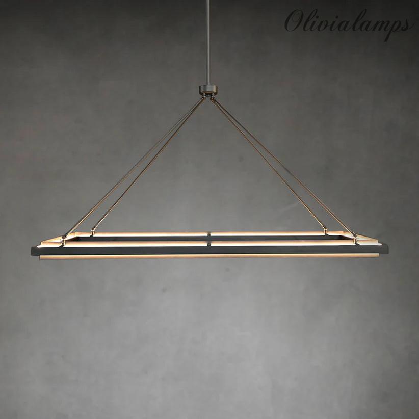 Peron Rectangular Chandelier 50"62"