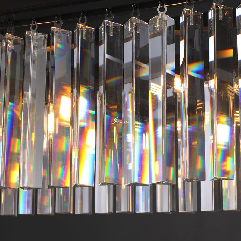 1920s Orion Art Deco Rectangular Chandelier 49"W/60"W
