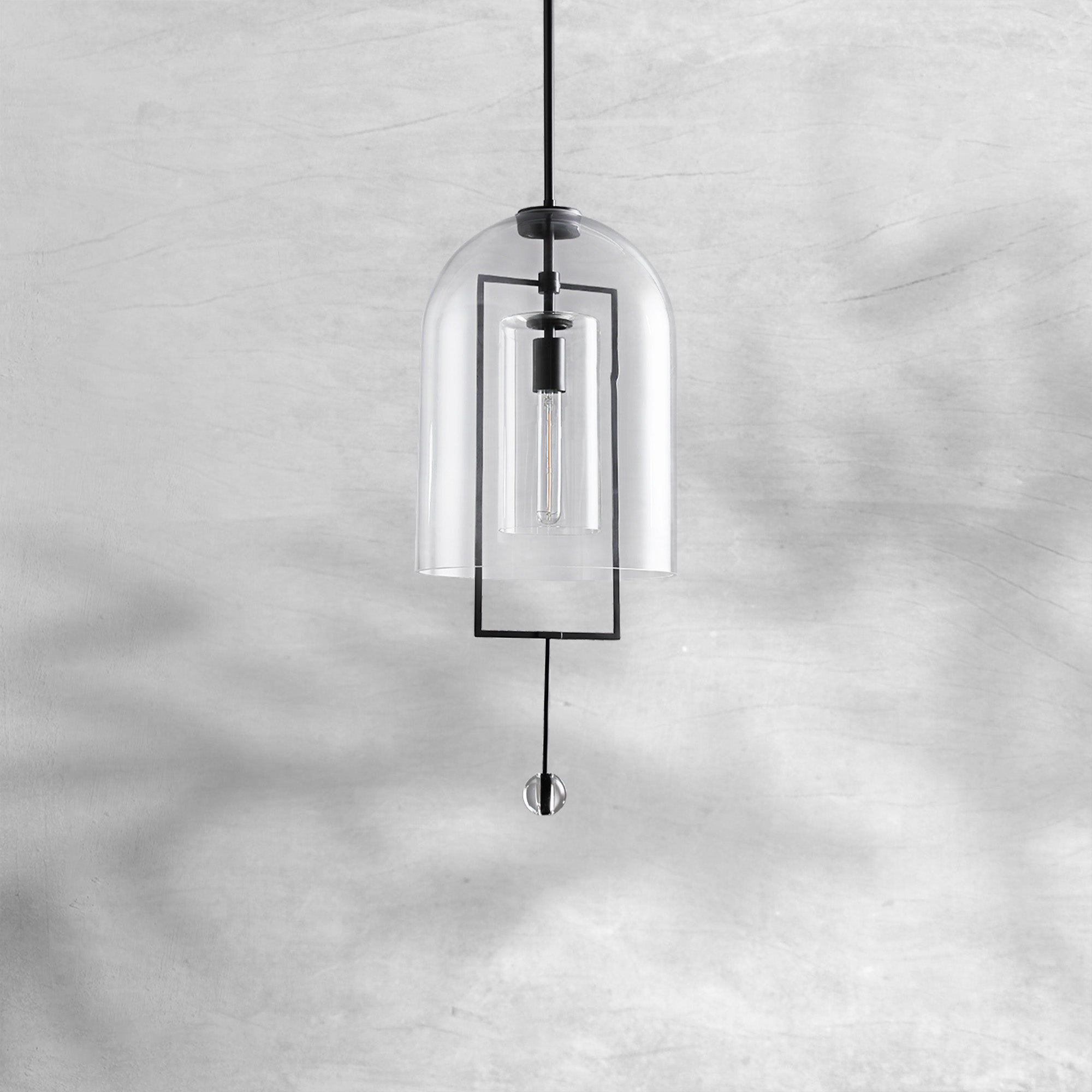 Fable Glass Pendant Light 28"H, 32"H