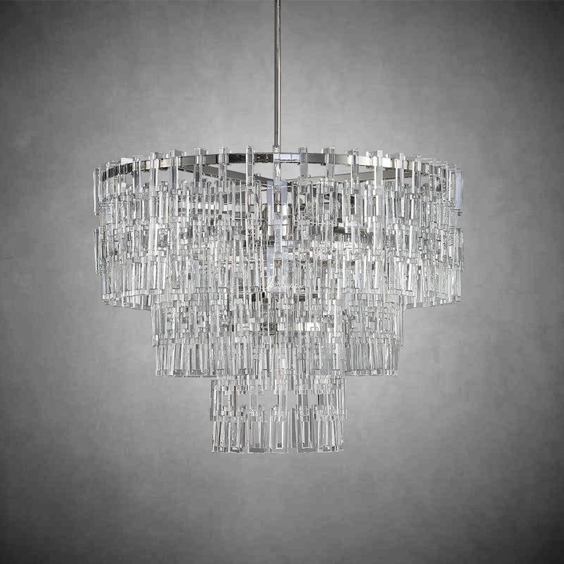Montis 3-Tier Round Chandelier 36"