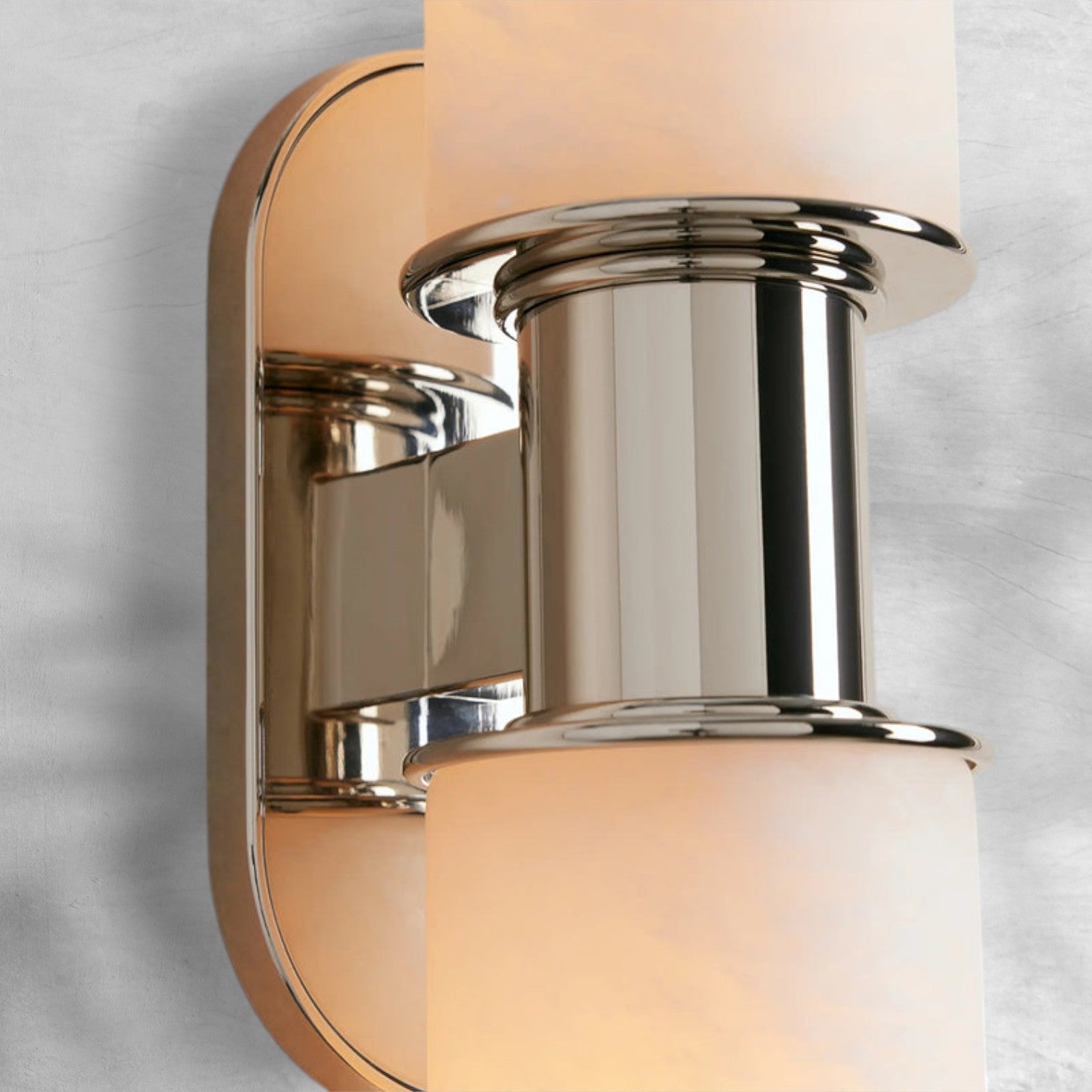 Harlin Alabaster 2-Light Wall Sconce