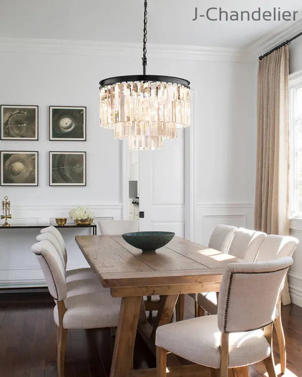 1920s Odaon Art Deco Round Chandelier 20"32"44"