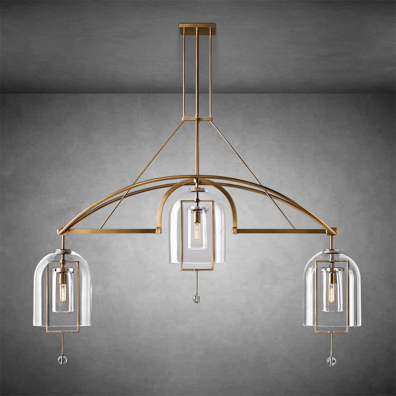 Fable Grand Linear Chandelier 73" 3-Lights
