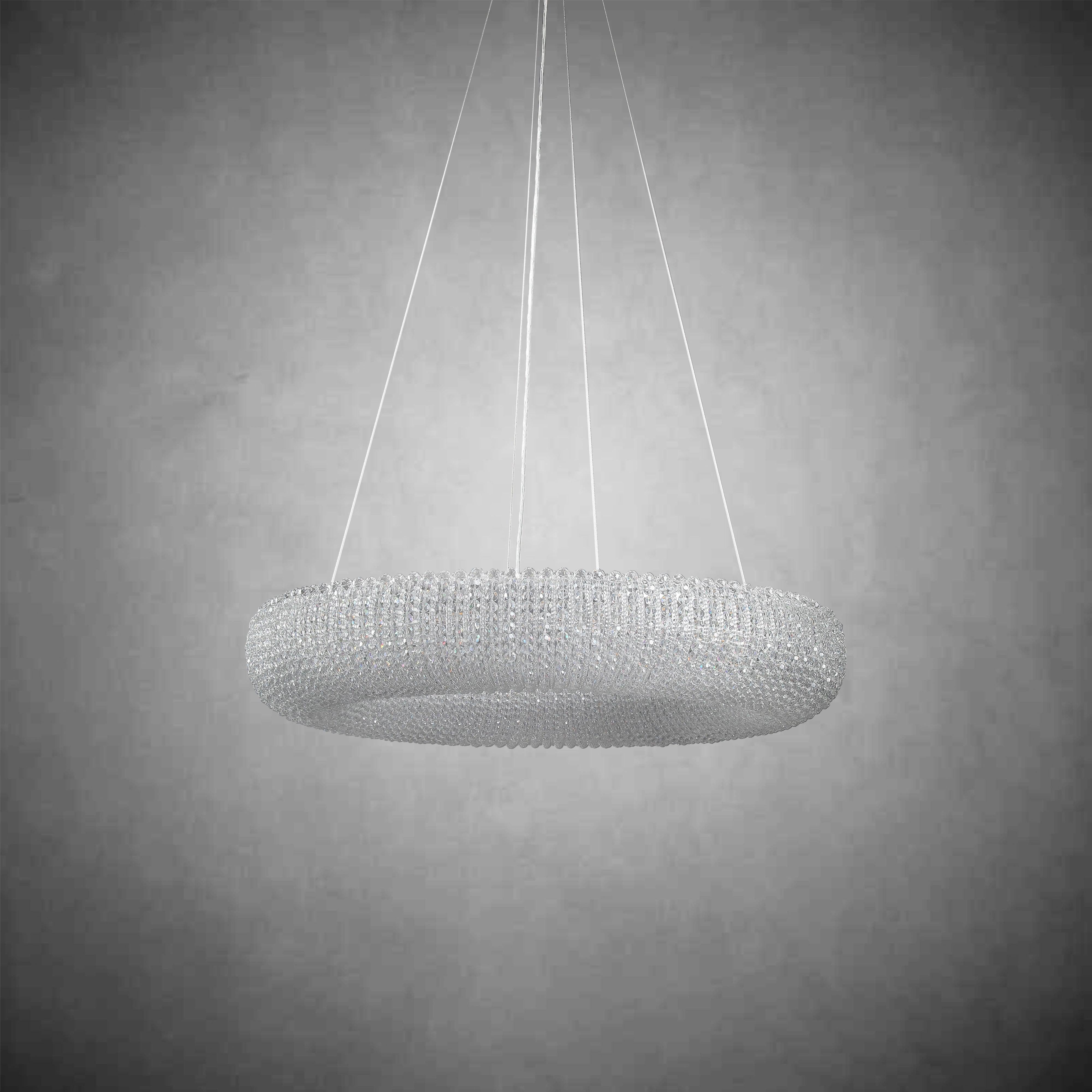 Halos Crystal Round LED Chandelier 32"41"59"72"