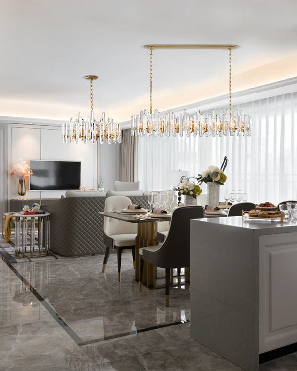 Bonington Rectangular chandelier  54” 72"