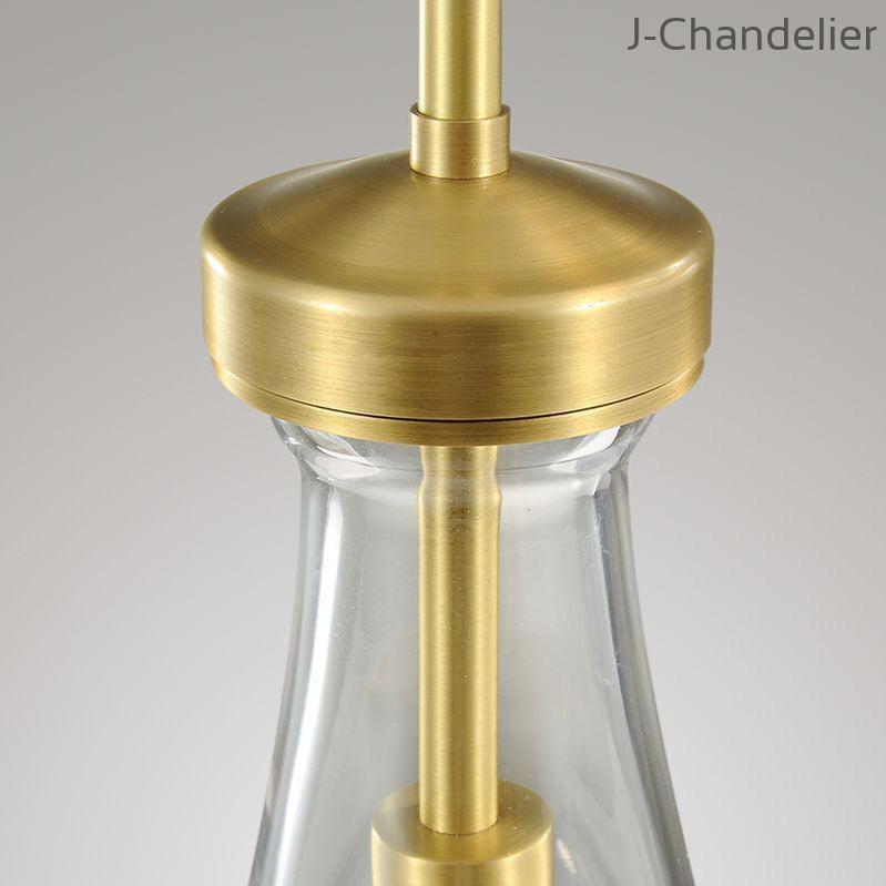 Raindrop 3-Light Rod Round Chandelier