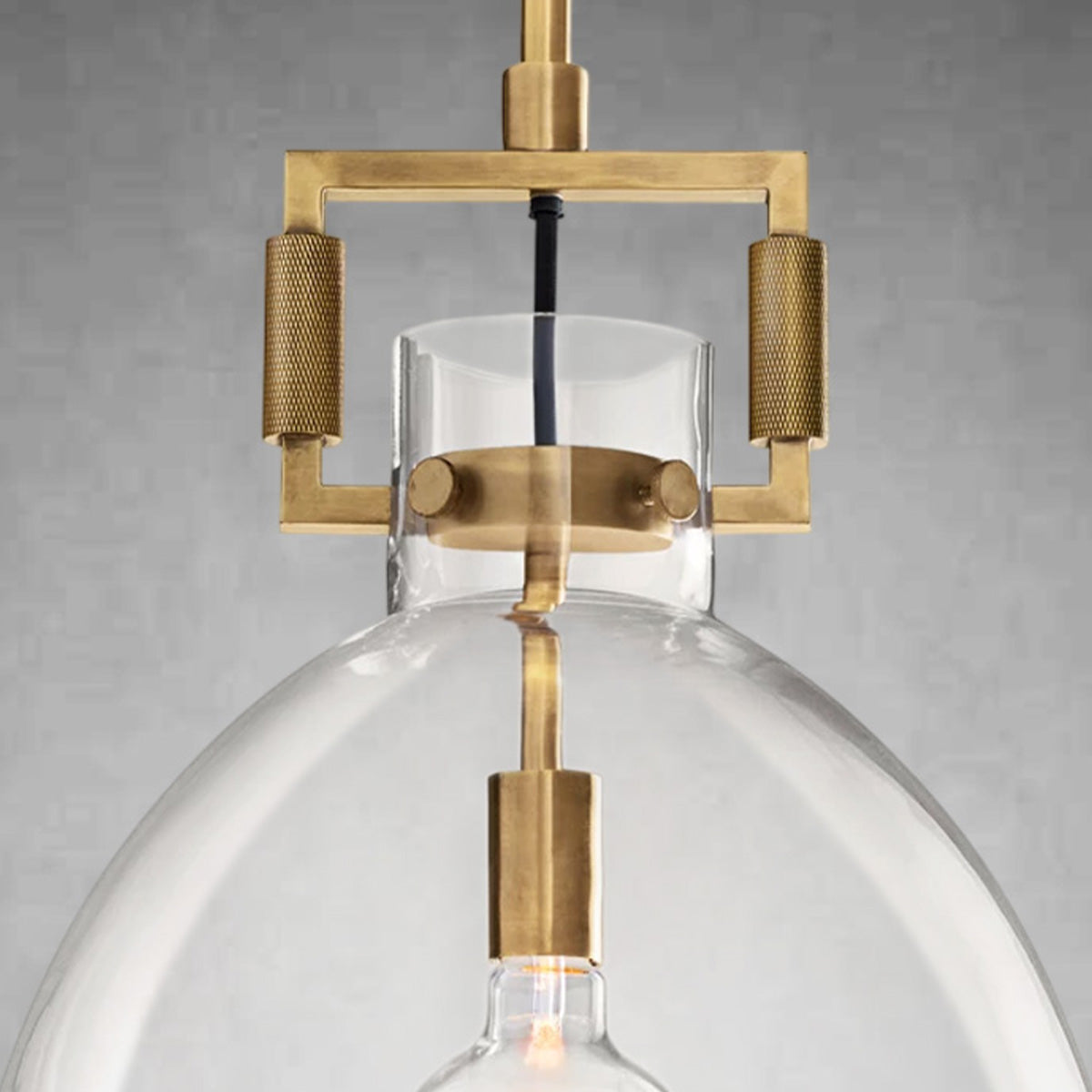 Machine Glass Cloche Pendant 10" 14" 18"