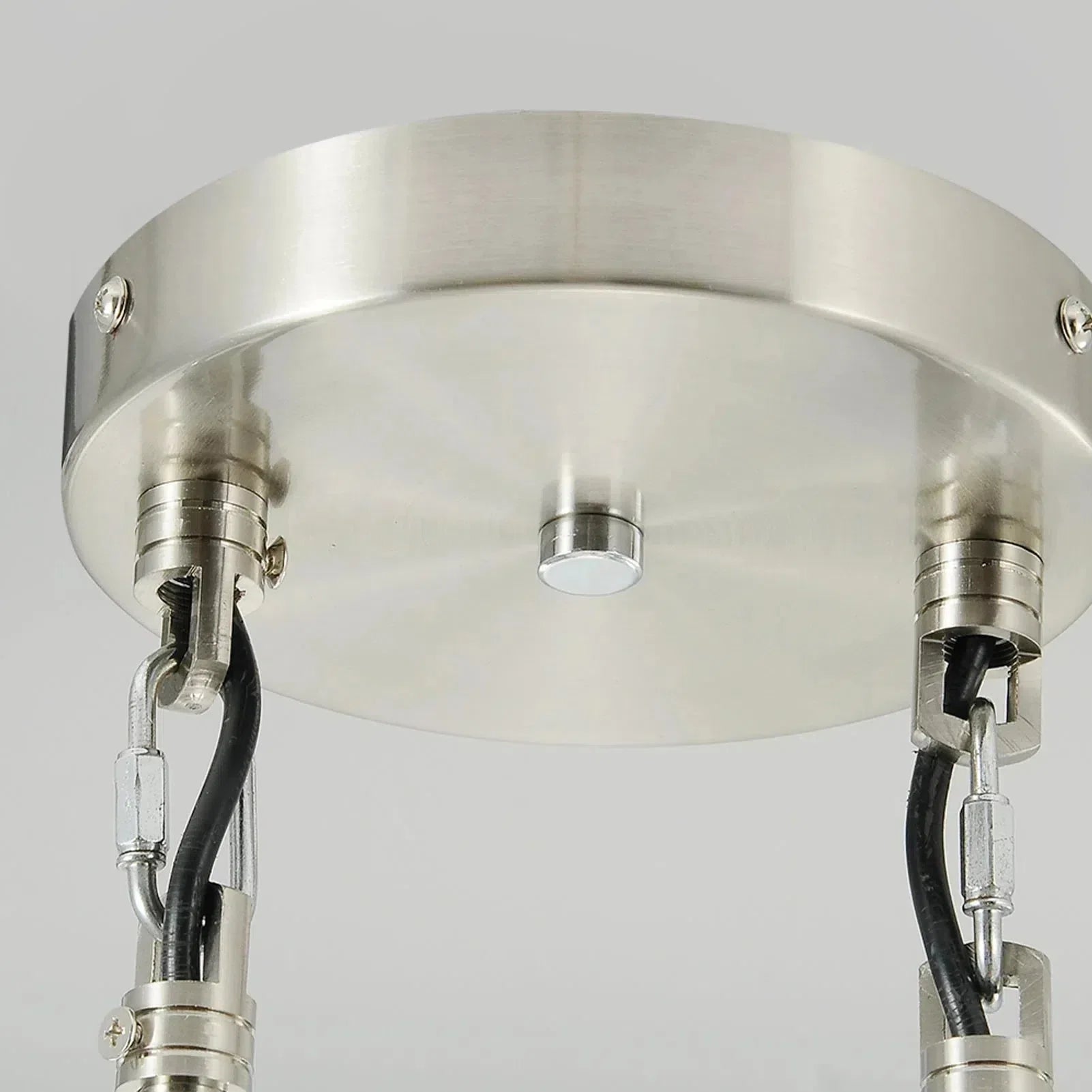 Raindrop 2-Light Cord Round Chandelier