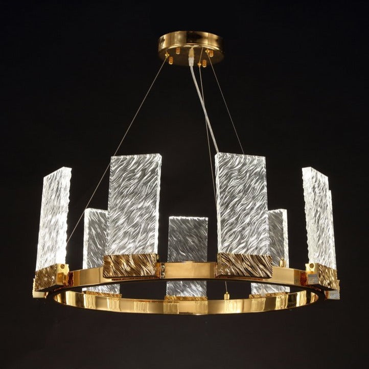 JC Z-Lite 1-Tier Round LED Ring Chandelier
