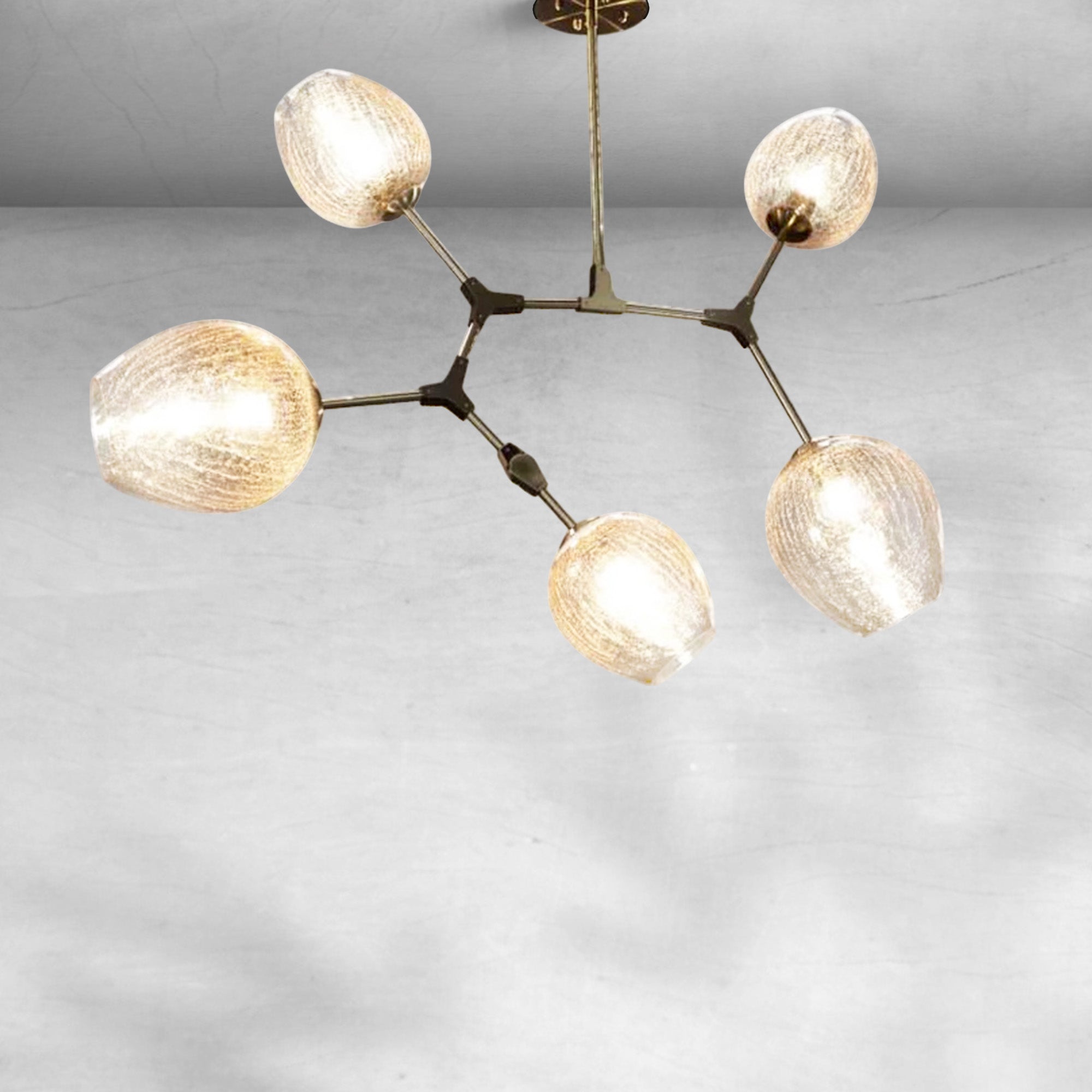 Covington Drop  Globe Branching Bubble Chandelier 30''